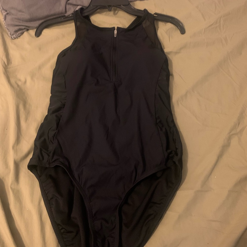 Black One-Piece Swimsuit